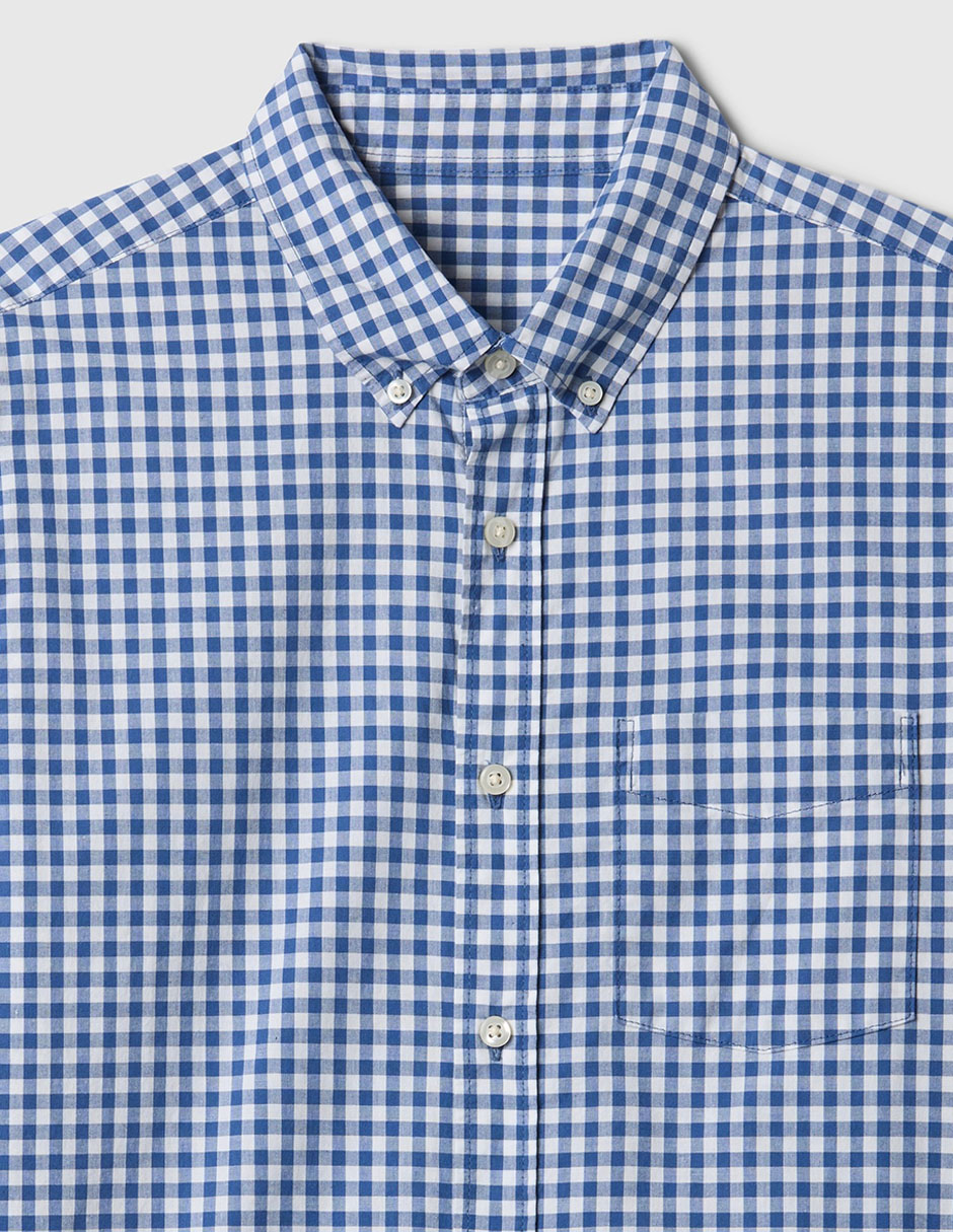 Camisa manga larga de algodón para hombre 4