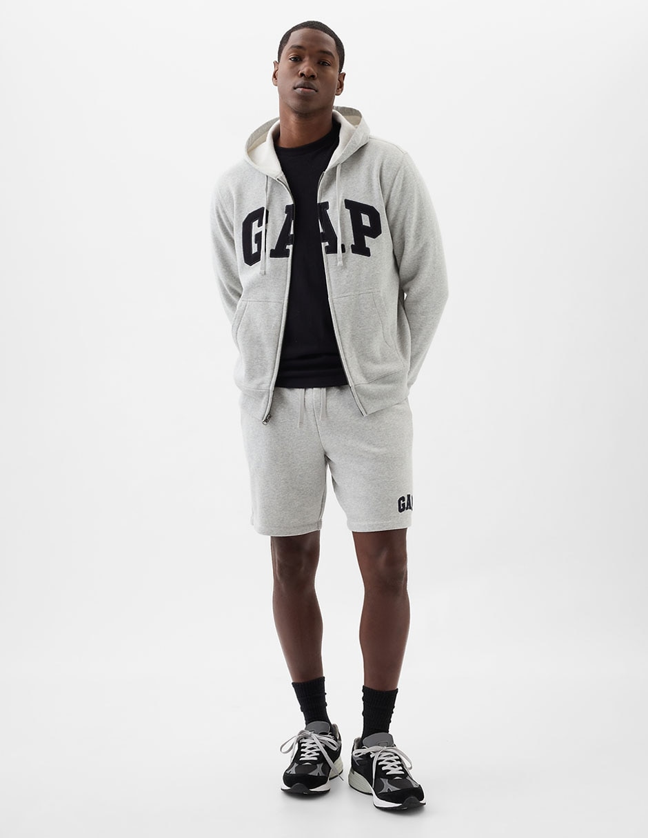 SHORT GAP 866651 LOGO, M, GRIS
