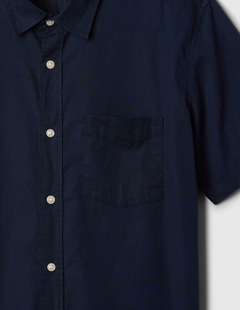 CAMISA GAP 856658 A, XCH, AZUL OBSCURO