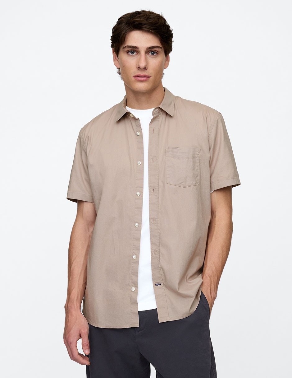 Camisa Casual Camisas Gap Hombre Camisa casual de algodón manga larga para  hombre GAP México, image size:940x1215