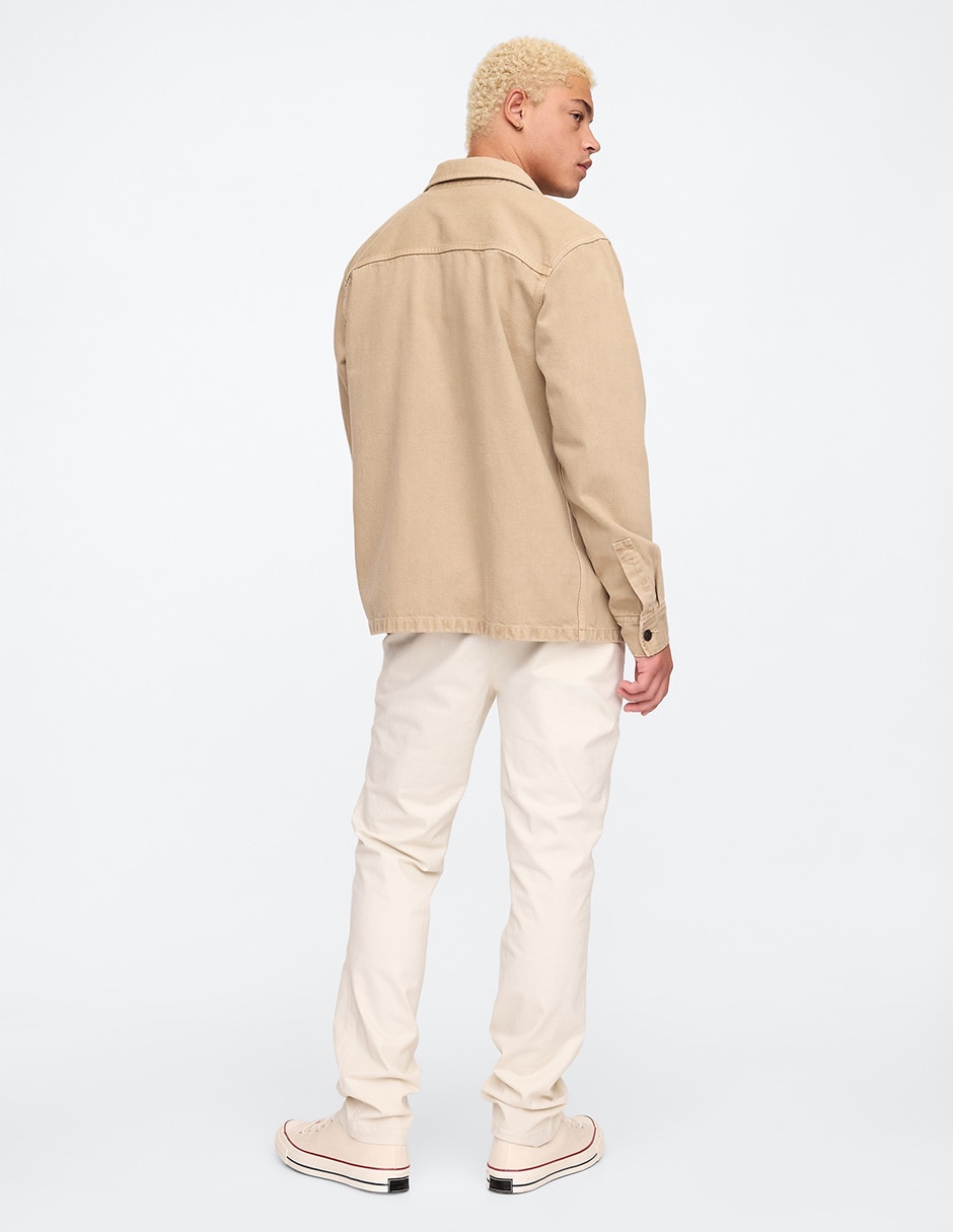 PANTALON GAP 500357C LISO, 33-34, BEIGE