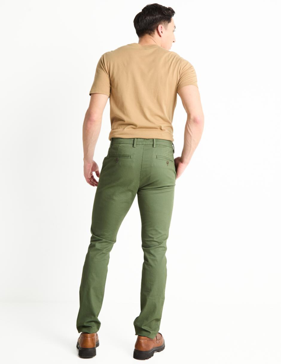 Pantalón casual chino skinny para hombre 2