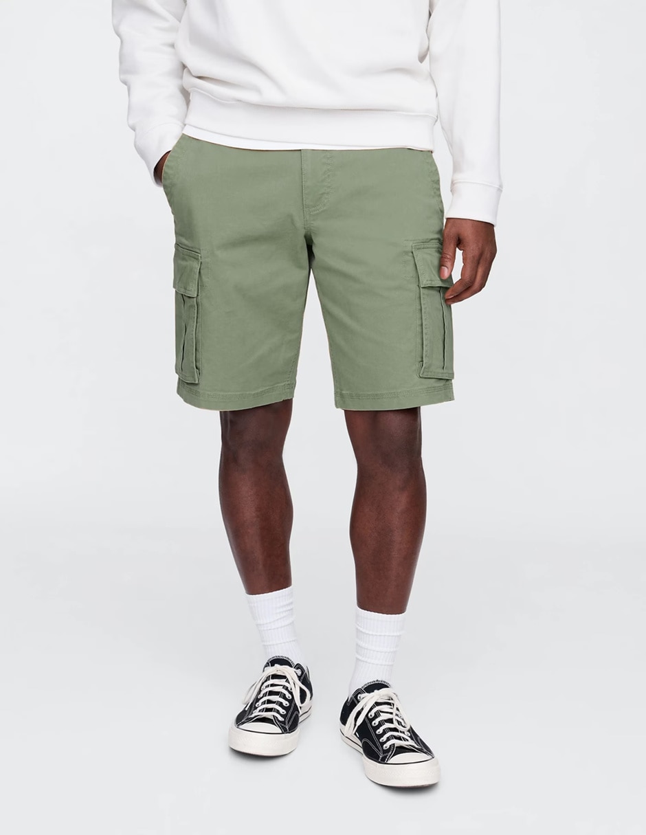 Imagen de producto SHORT GAP 703768 LISO, 32, VERDE OLIVO