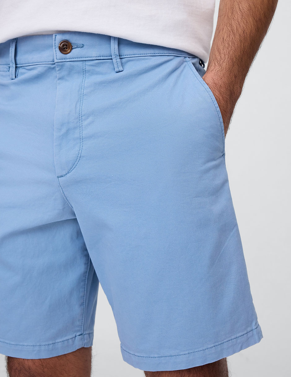 SHORT GAP 866125B LISO, 30, AZUL MEDIO