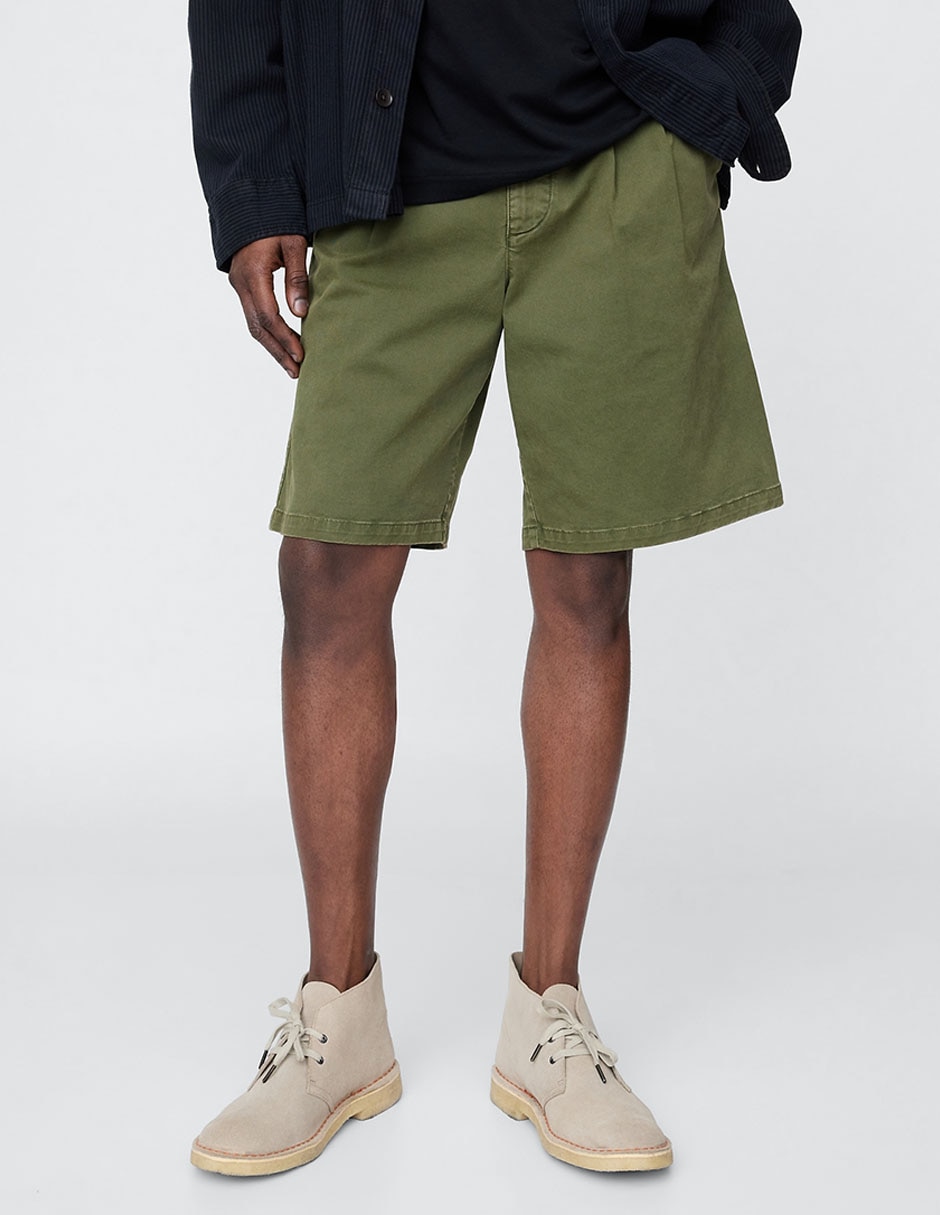 SHORT GAP 737071 LISO, 29, VERDE OLIVO