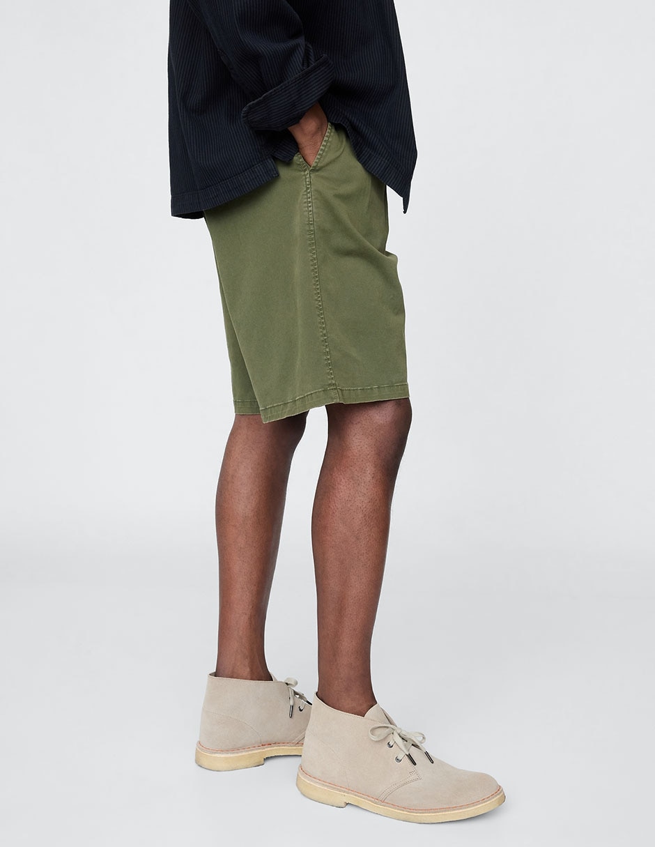 SHORT GAP 737071 LISO, 29, VERDE OLIVO