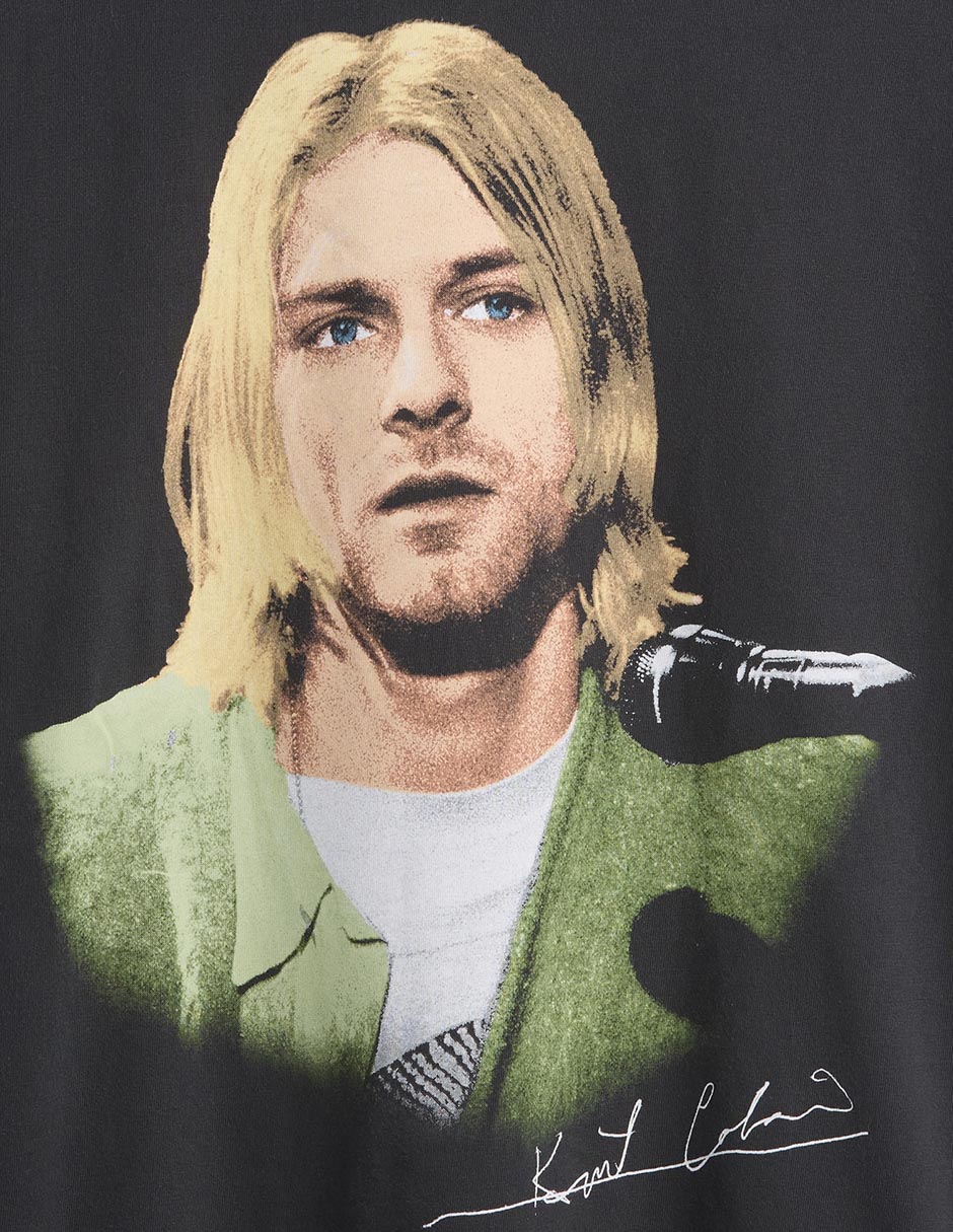 Playera Kurt Cobain cuello redondo para hombre 4