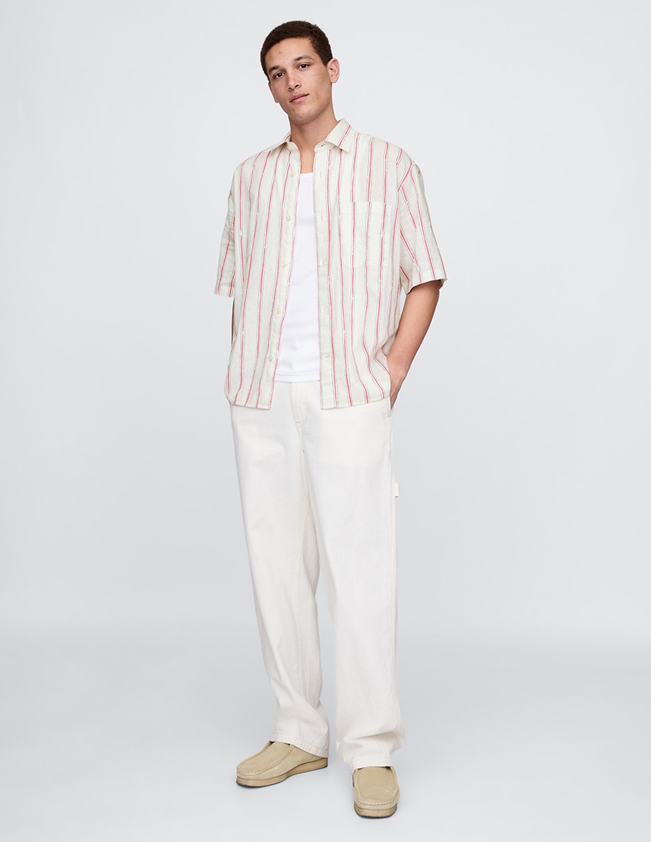 Camisa casual manga corta para hombre 3