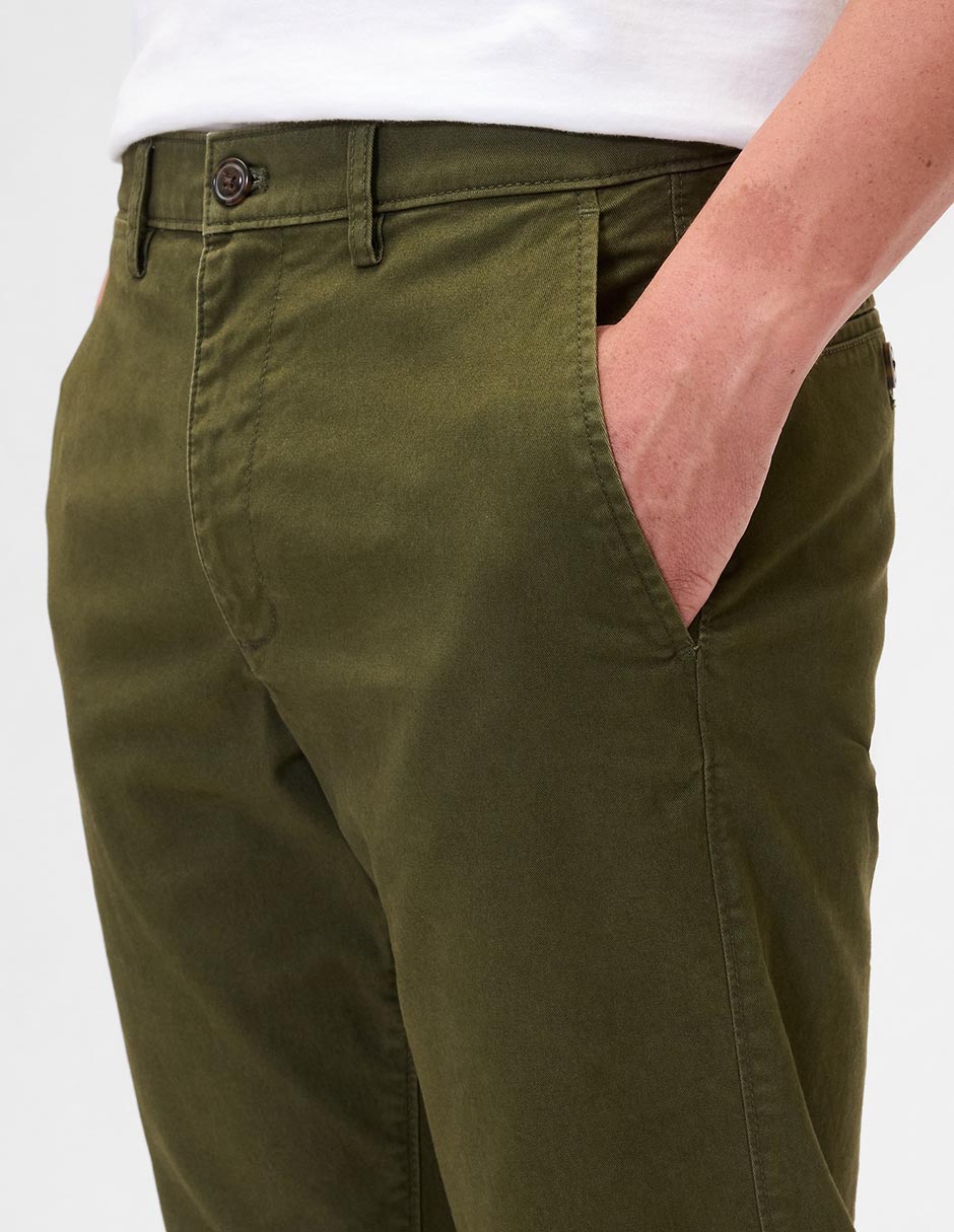 Pantalón recto de algodón para hombre 5
