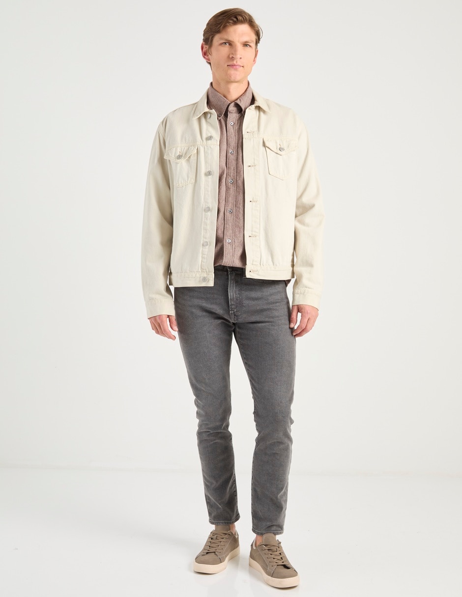 Camisa casual de algodón manga larga para hombre 3