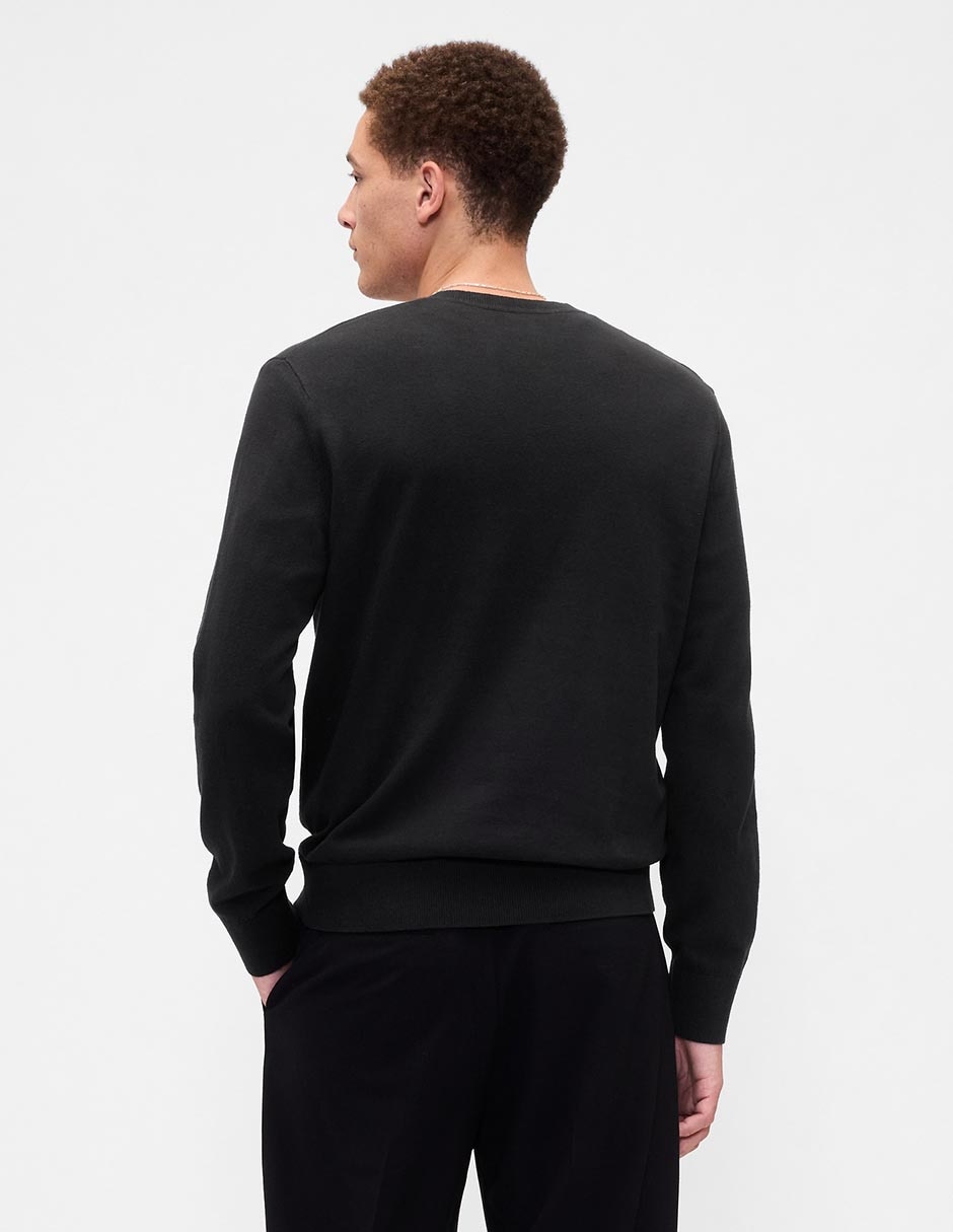 Suéter cuello v para hombre