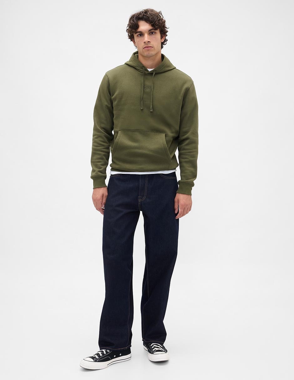 SUDADERA GAP 795625, XCH, VERDE OLIVO