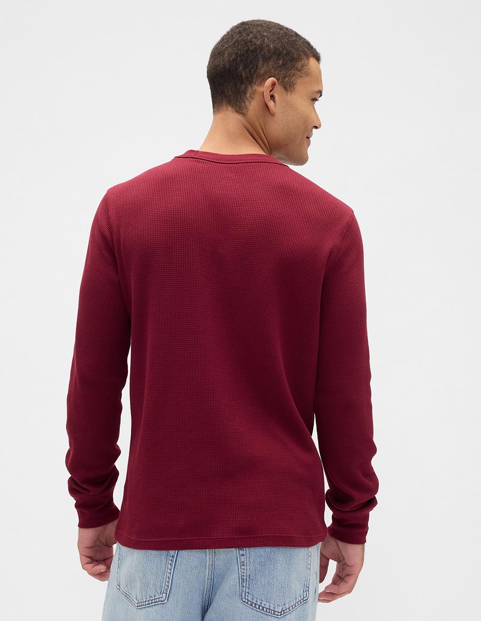 PLAYERA GAP 795653 LISO REDON, M, ROJO