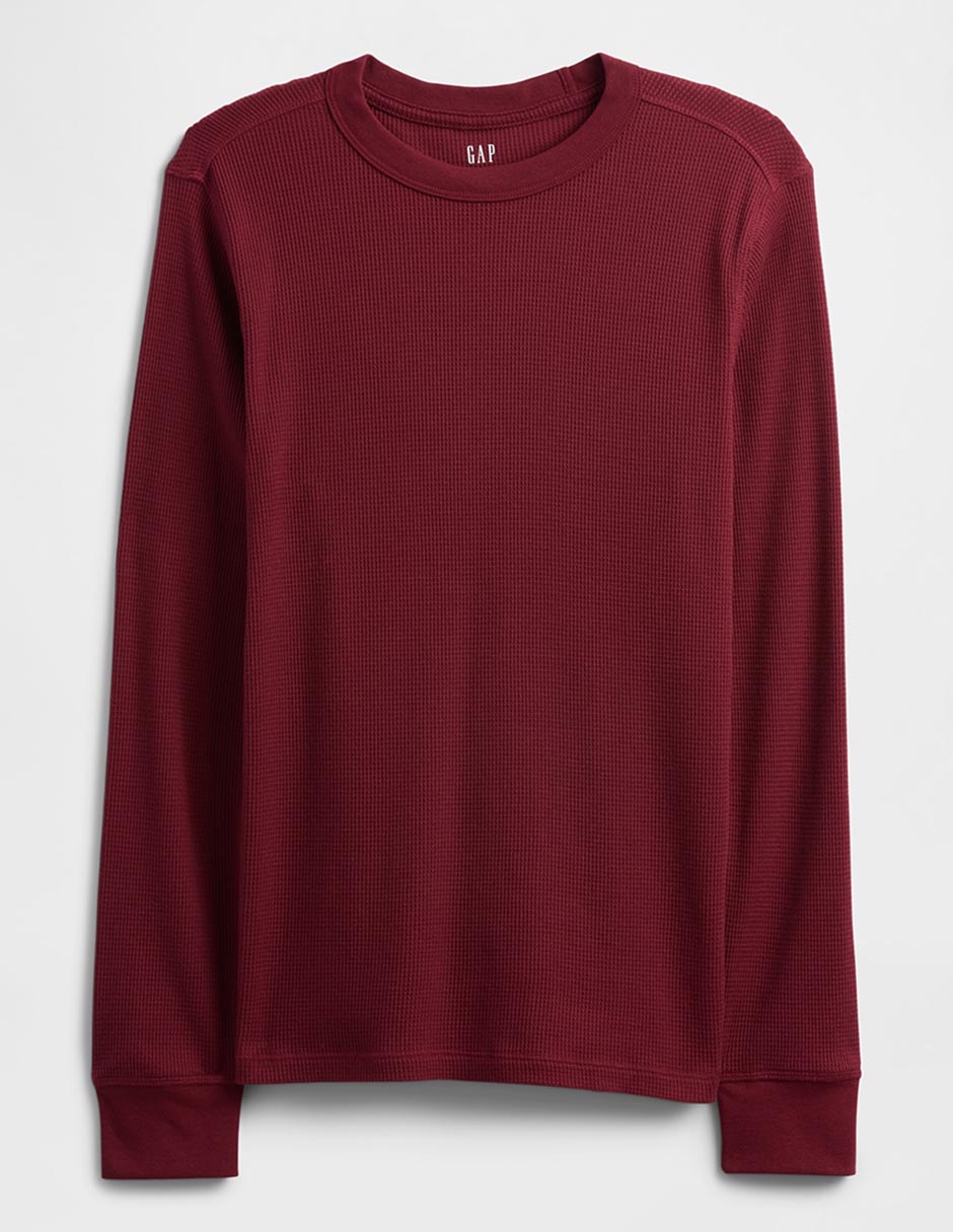PLAYERA GAP 795653 LISO REDON, M, ROJO