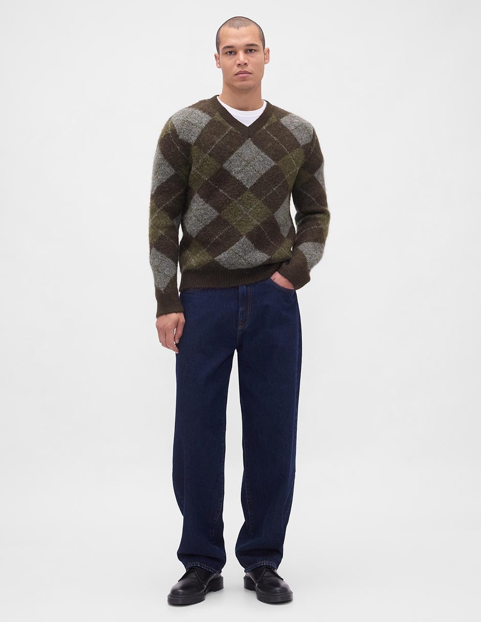 SUETER GAP 800326 GE, 2XG, VERDE OLIVO