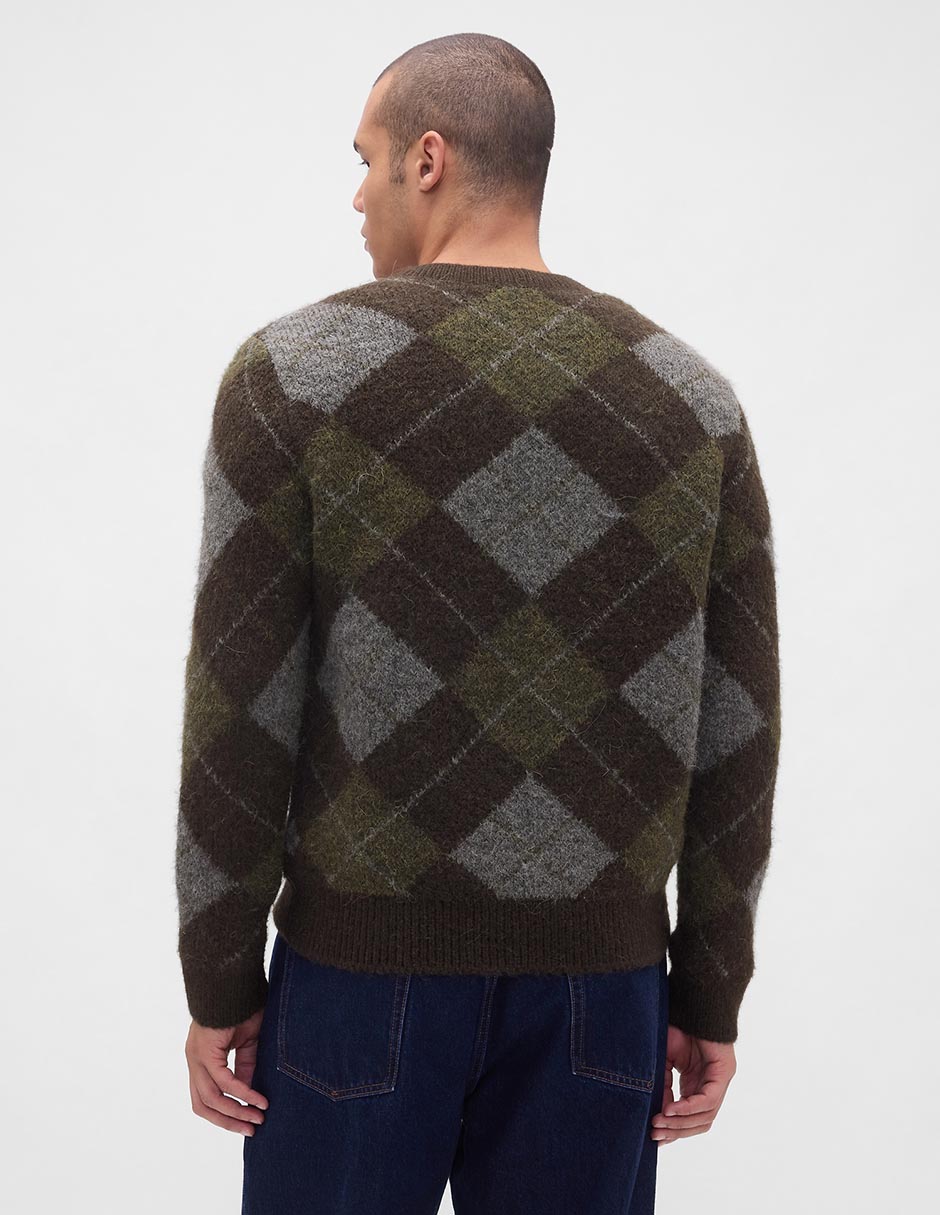 SUETER GAP 800326 GE, 2XG, VERDE OLIVO