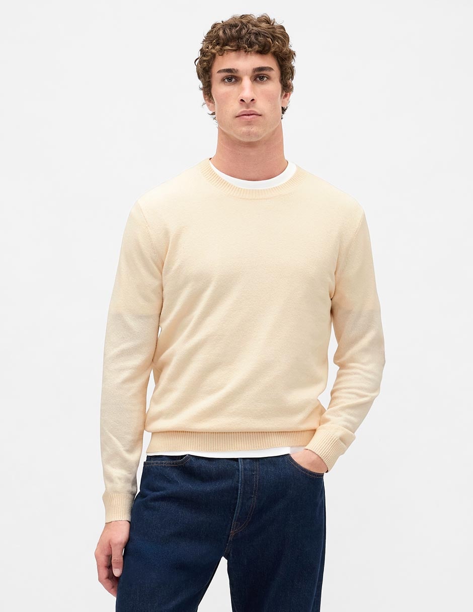 Suéter cuello redondo para hombre Suéter cuello redondo para hombre