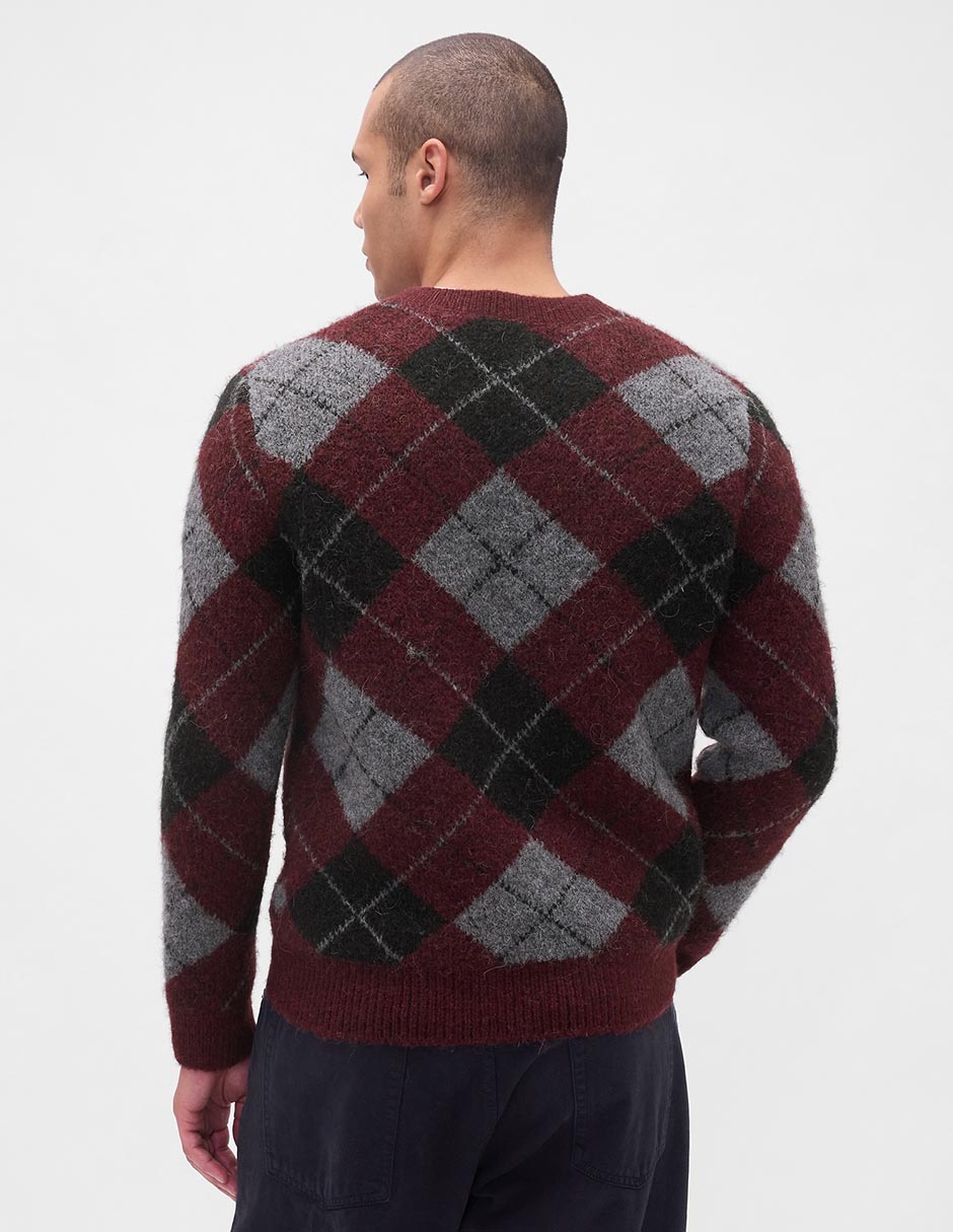 Suéter cuello V para hombre 3