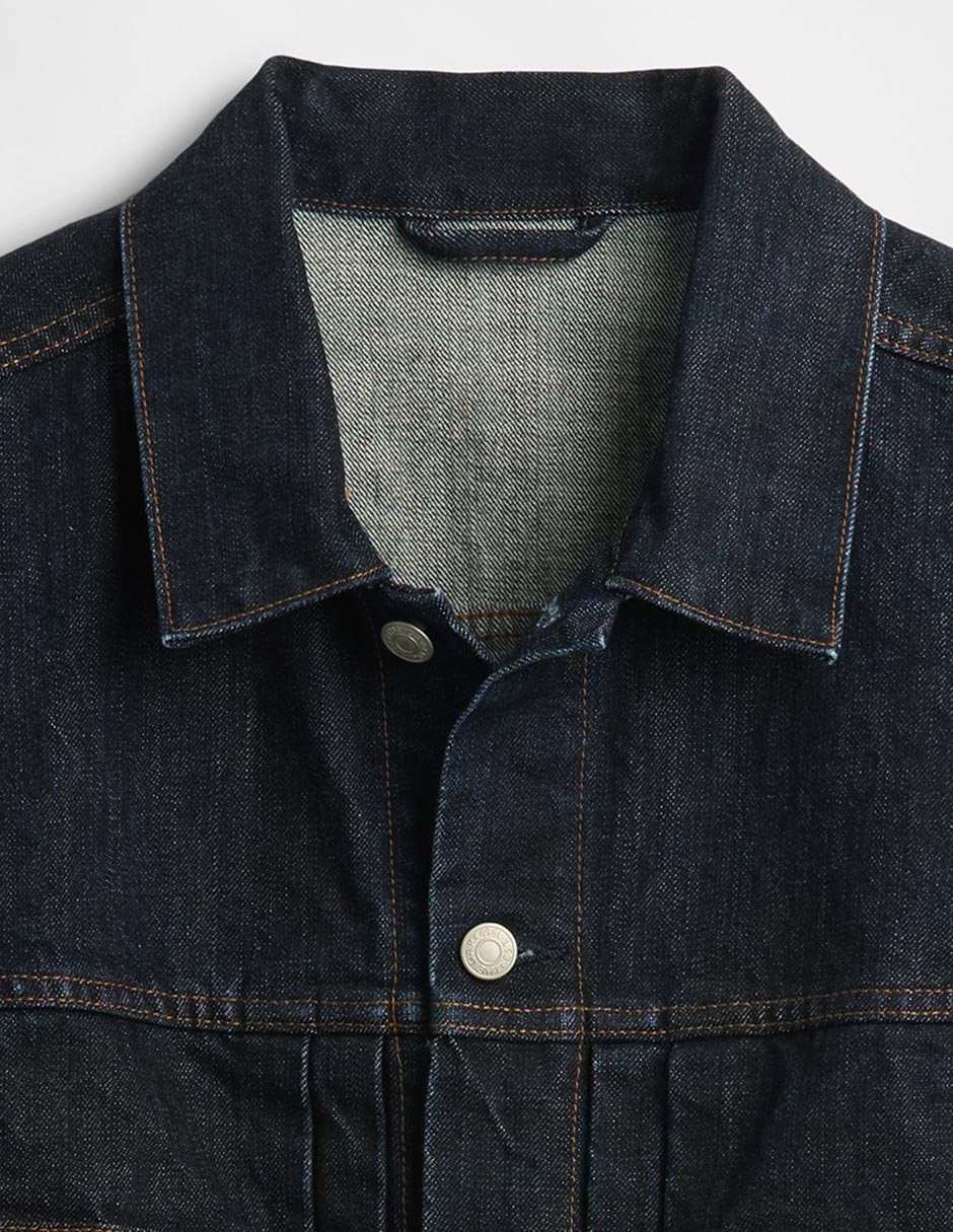 Chamarra denim de mezclilla con bolsillos para hombre 4