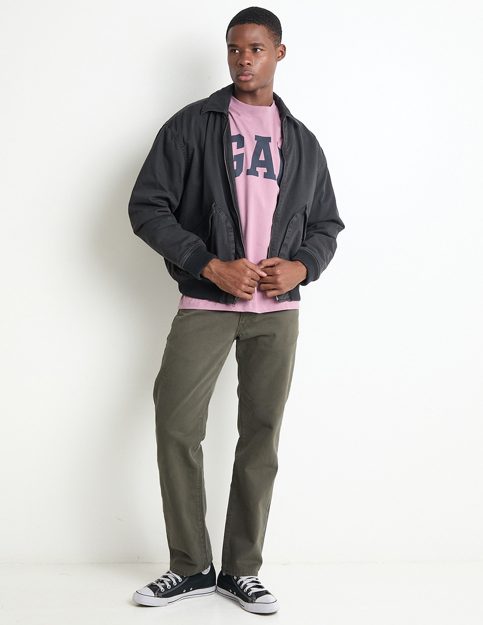 Chamarra bomber con bolsillos para hombre 3