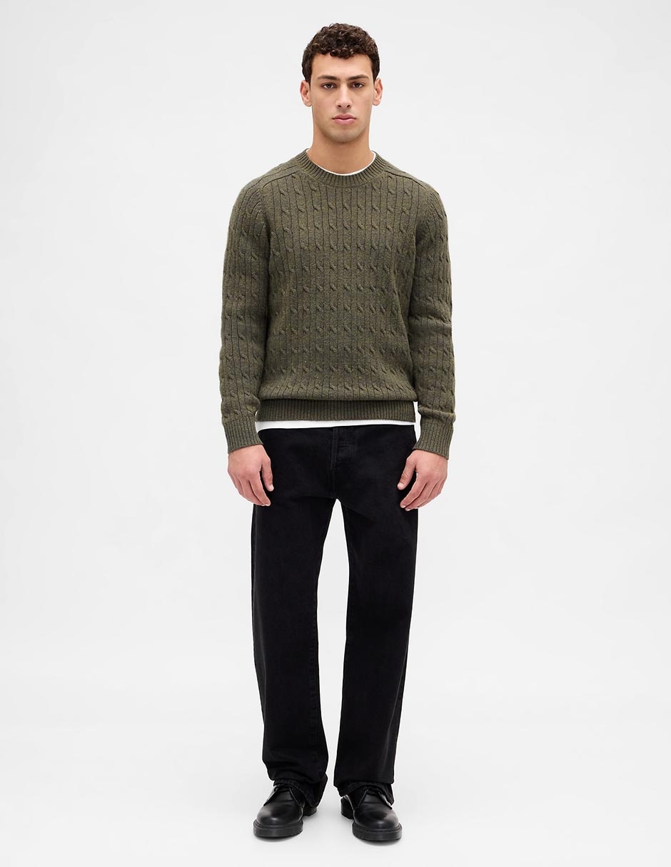 SUETER GAP 807068 LIS, CH, VERDE OLIVO
