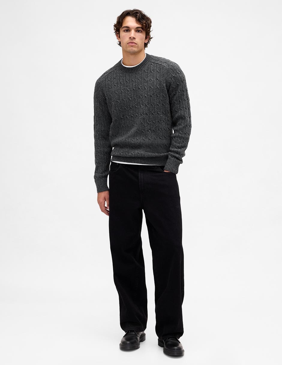 SUETER GAP 807068 LISO REDO, 2XG, GRIS