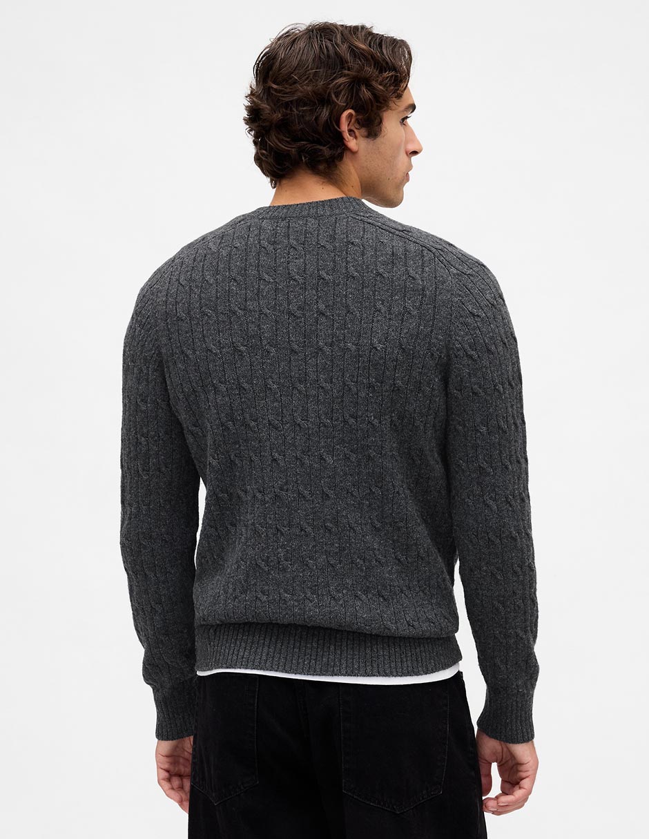 SUETER GAP 807068 LISO REDO, 2XG, GRIS