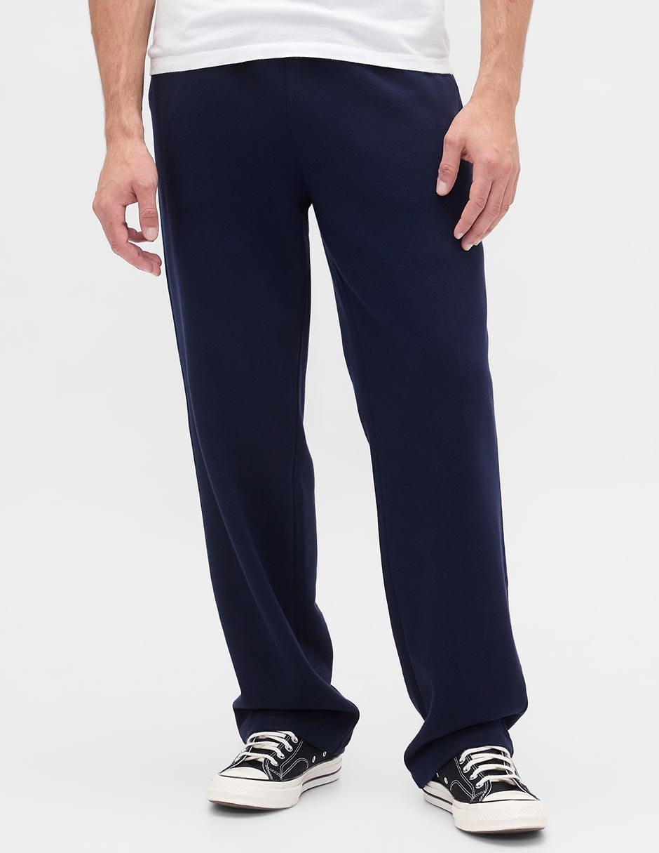 Pants straight con elástico para hombre