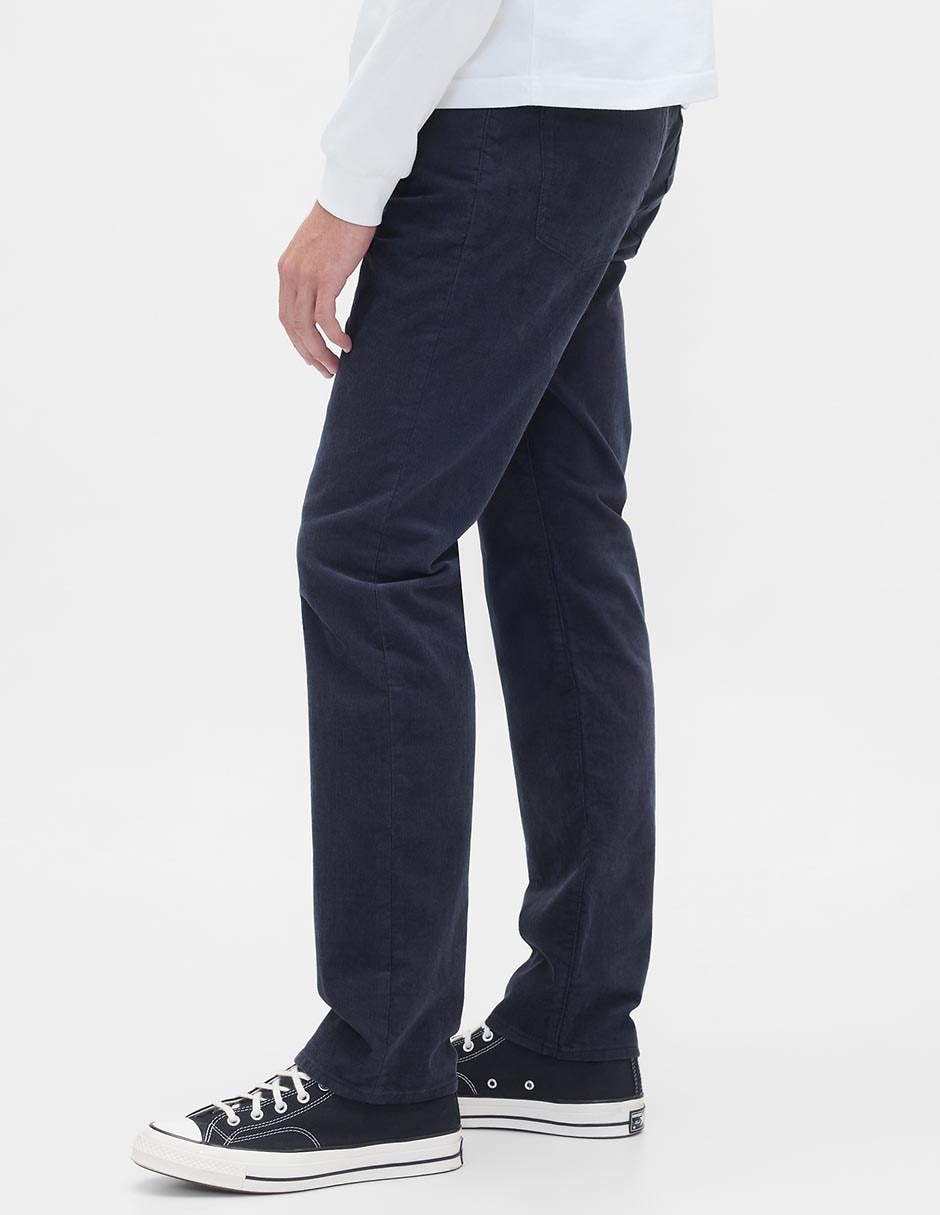 Pantalón relaxed recto de pana para hombre 3