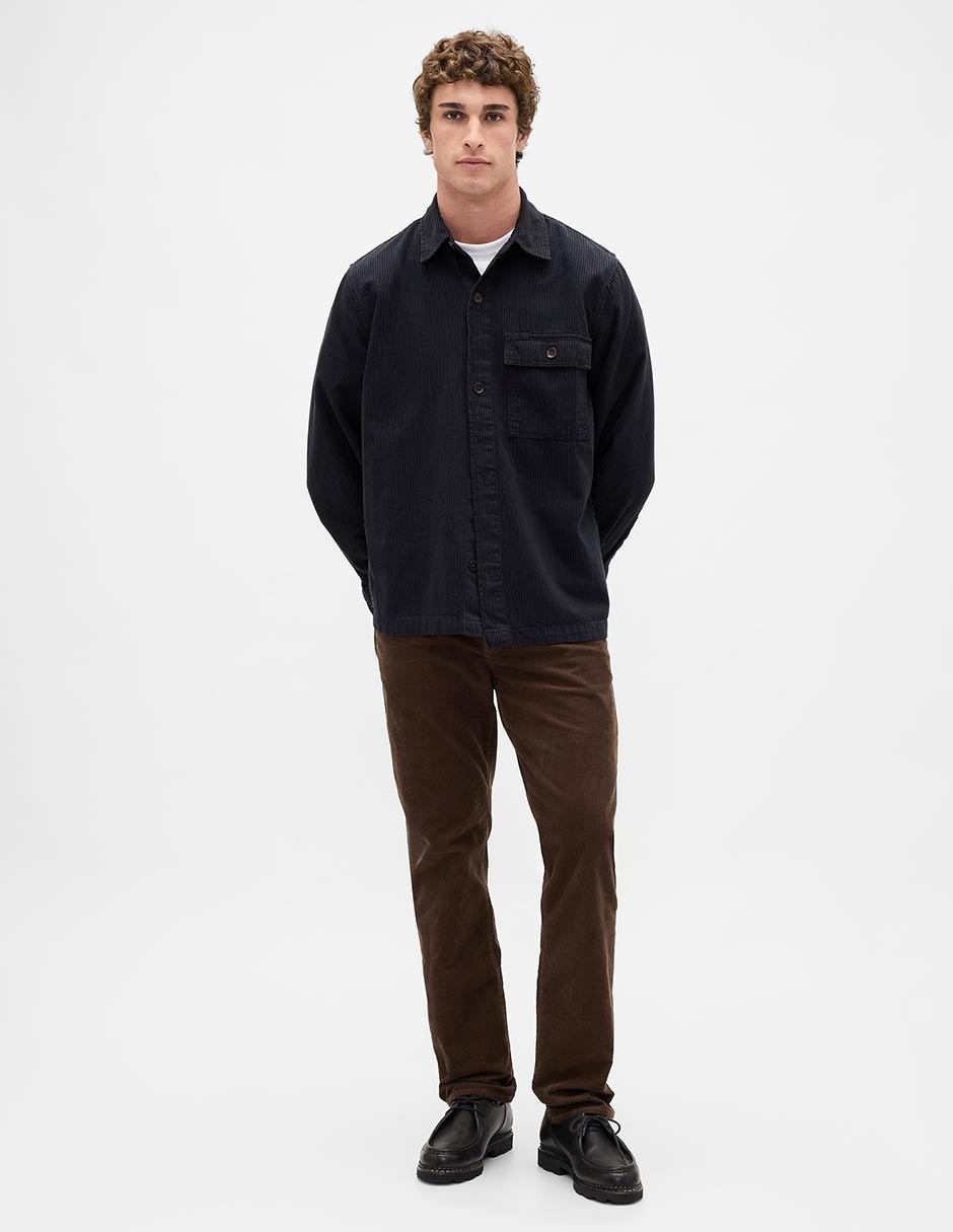 Pantalón slim de pana para hombre 2