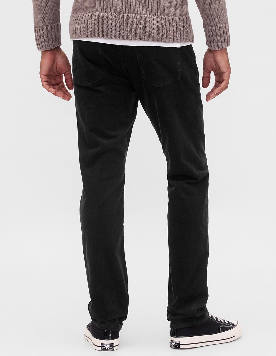Pantalón recto de pana para hombre 4