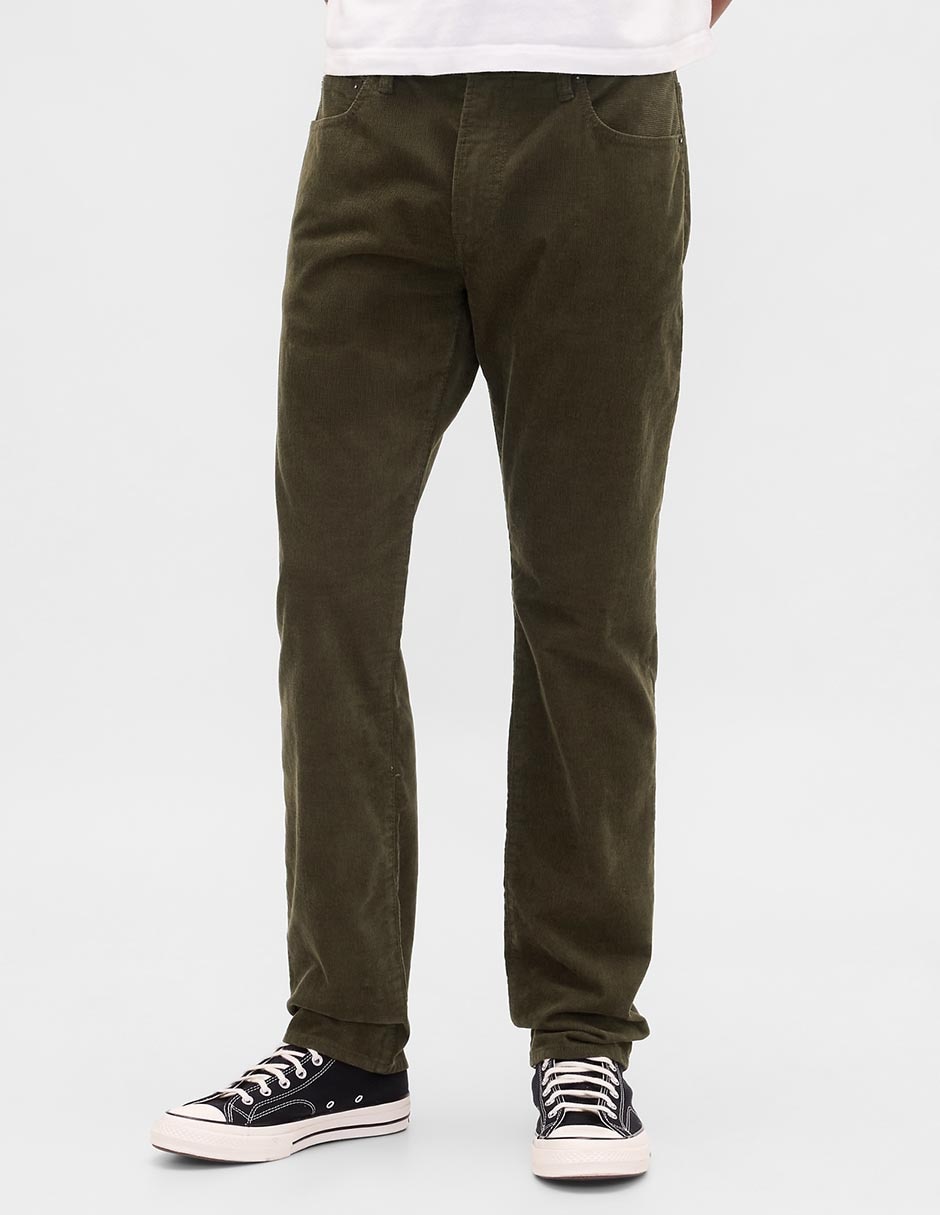 Pantalón recto de pana para hombre Pantalón recto de pana para hombre