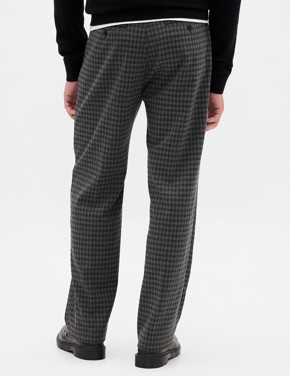Pantalón de vestir recto de lana para hombre 4
