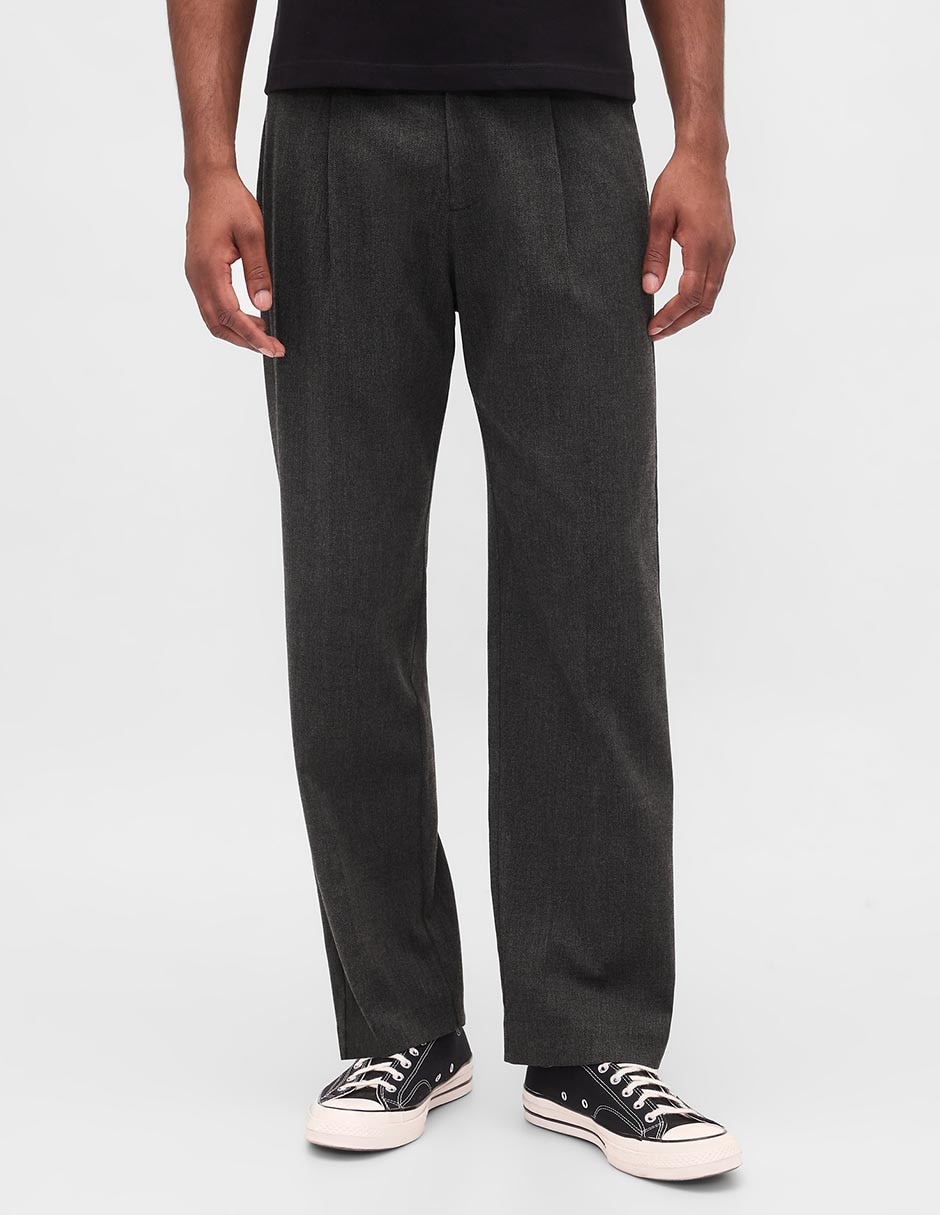 Pantalón recto de lana para hombre Pantalón recto de lana para hombre