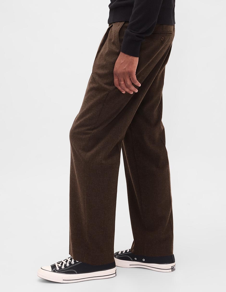 Pantalón recto de lana para hombre 3