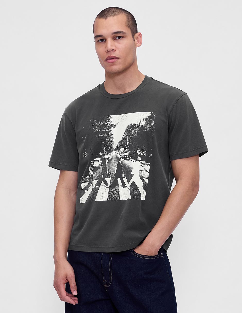 Playera cuello redondo para hombre