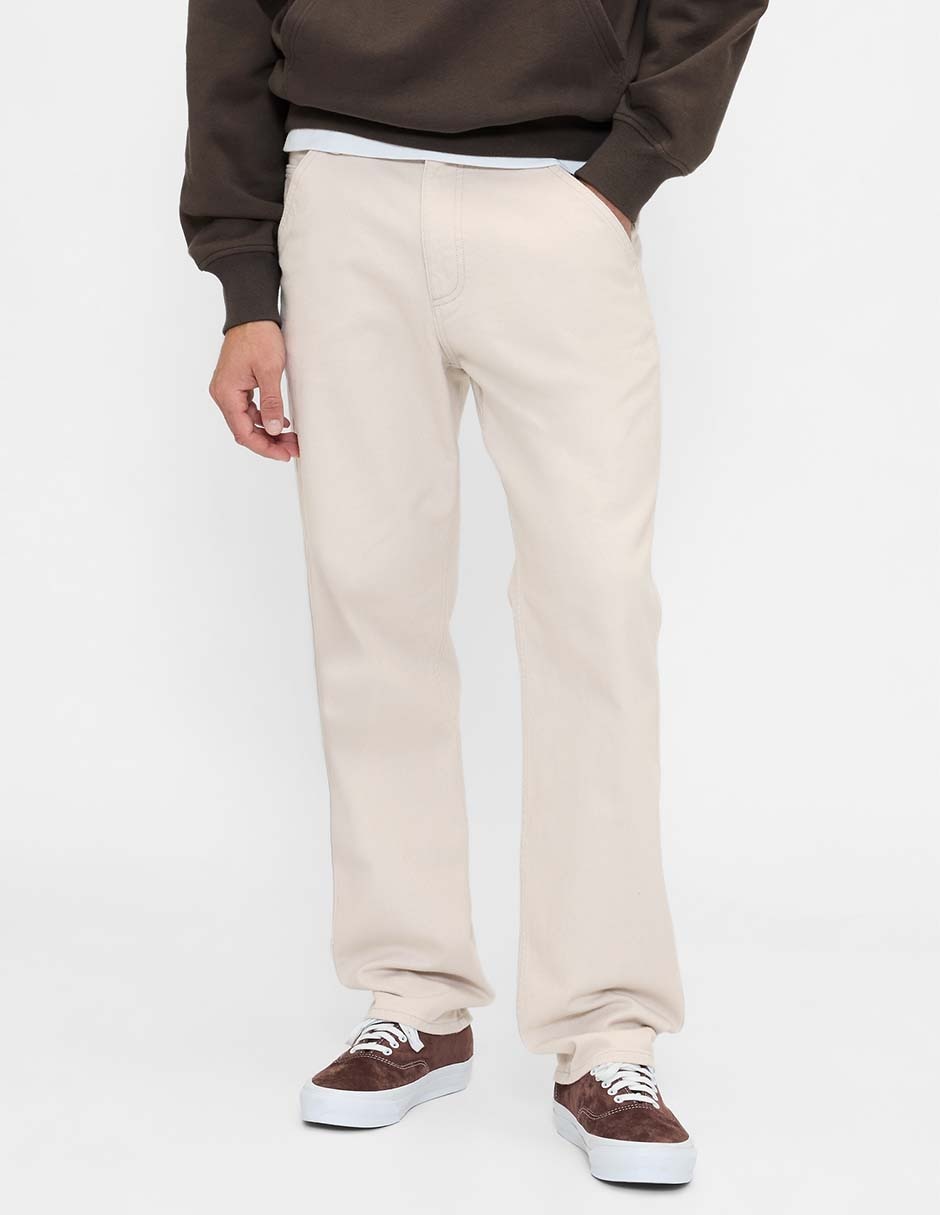 Pantalón recto de gabardina para hombre Pantalón recto de gabardina para hombre