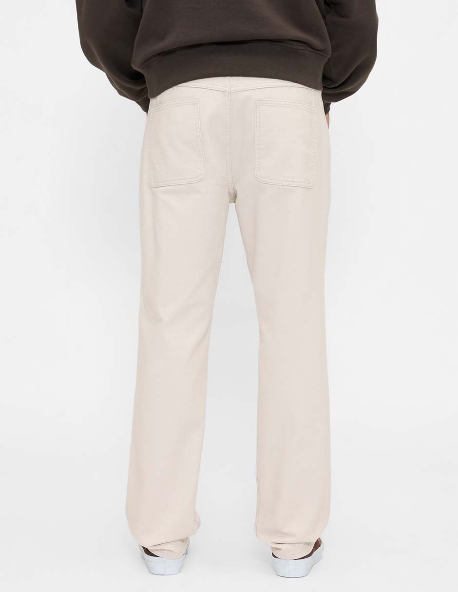 Pantalón recto de gabardina para hombre 2