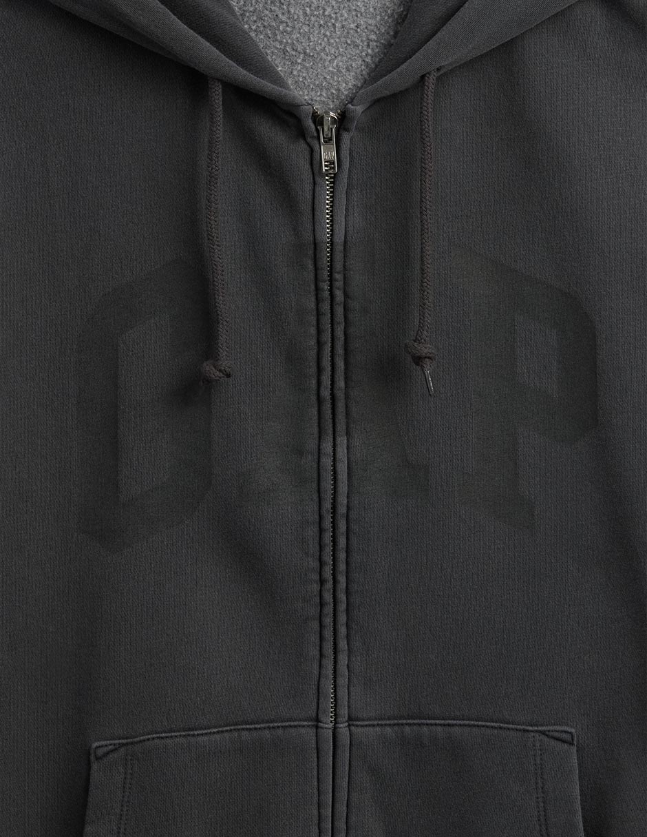 SUDADERA GAP 715005B POLAR FLE, M, NEGRO
