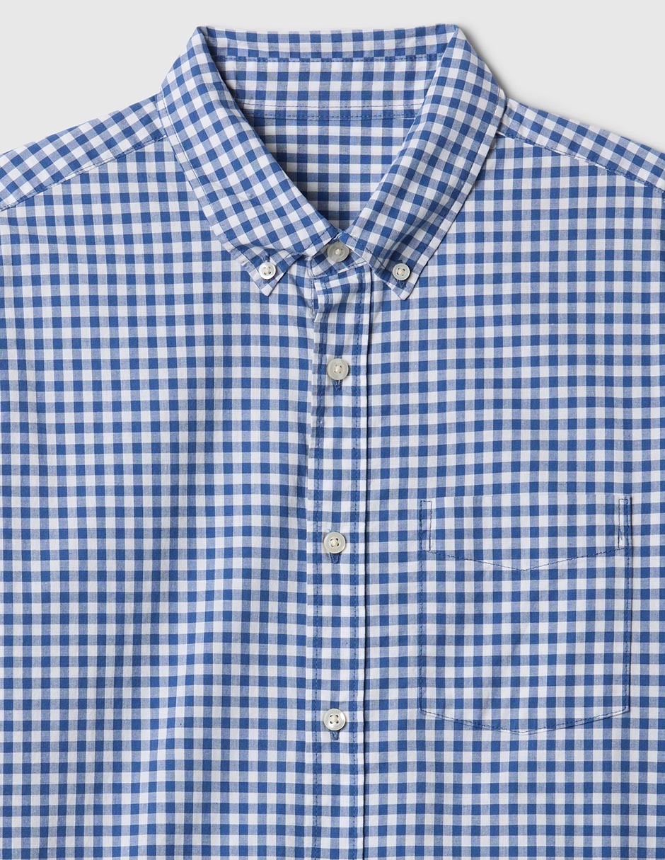 Camisa casual de algodón manga larga para hombre 4
