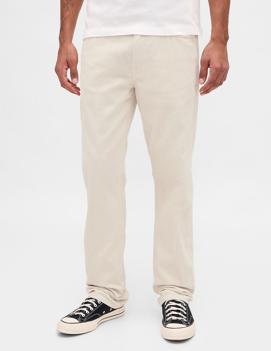 Pantalón straight de algodón para hombre 5