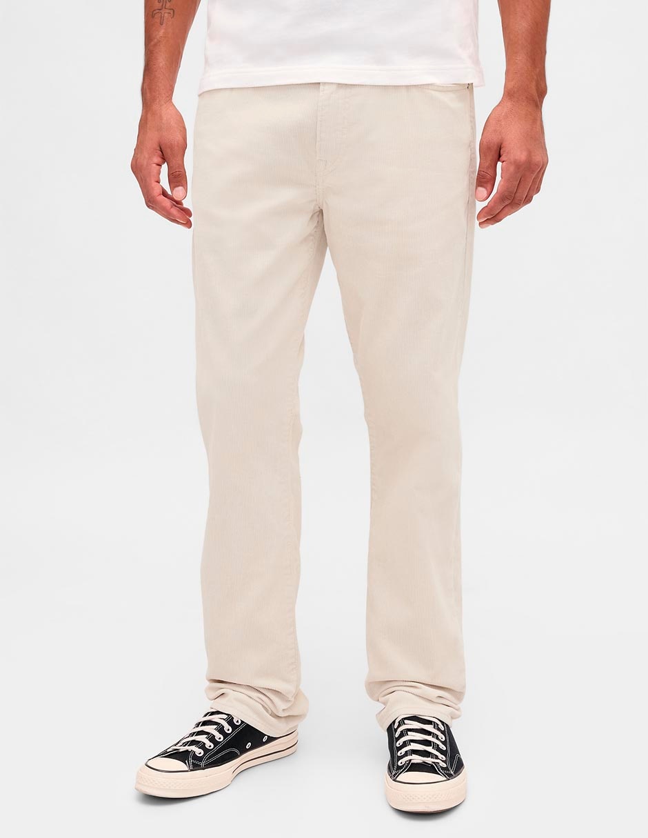 Pantalón straight de algodón para hombre 2