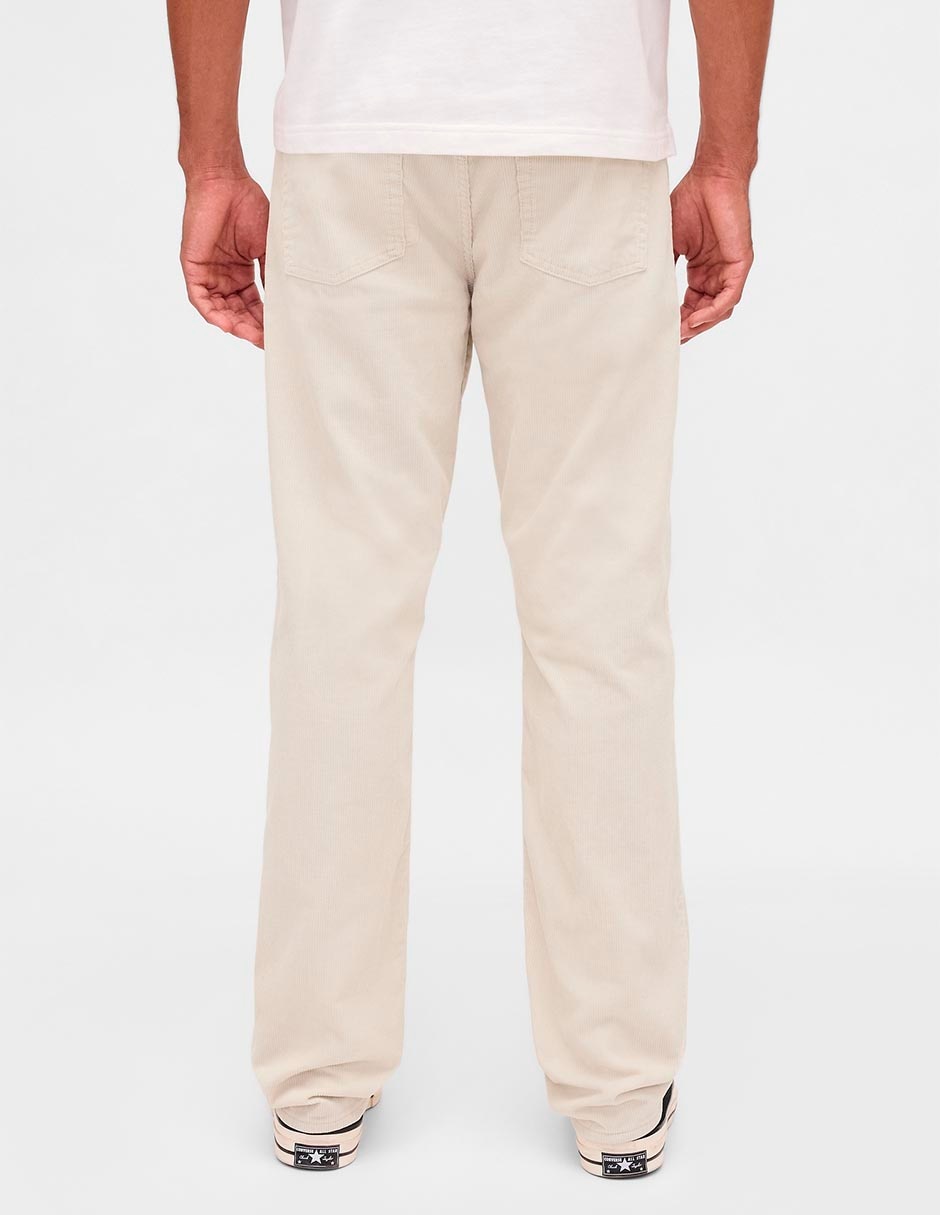 Pantalón straight de algodón para hombre 4