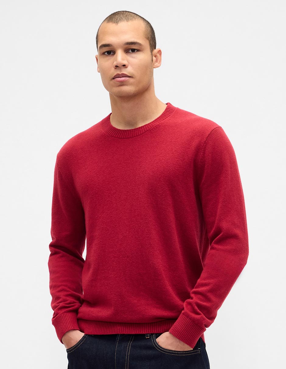 Suéter cuello redondo para hombre