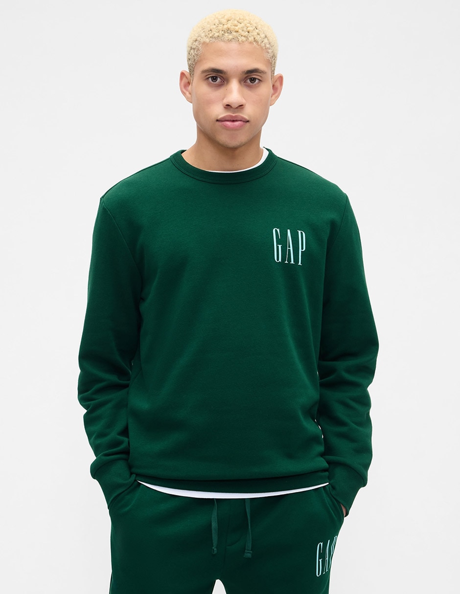 SUDADERA GAP 645634, XG, VERDE ESMERALDA