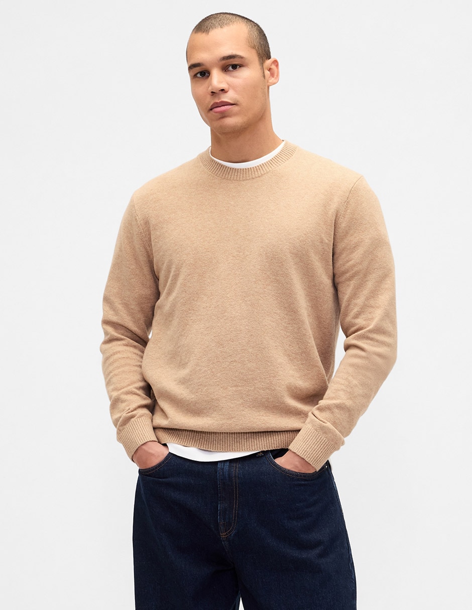Suéter cuello redondo para hombre
