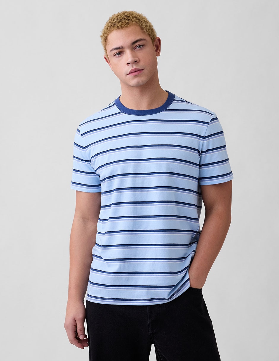 Playera cuello redondo para hombre