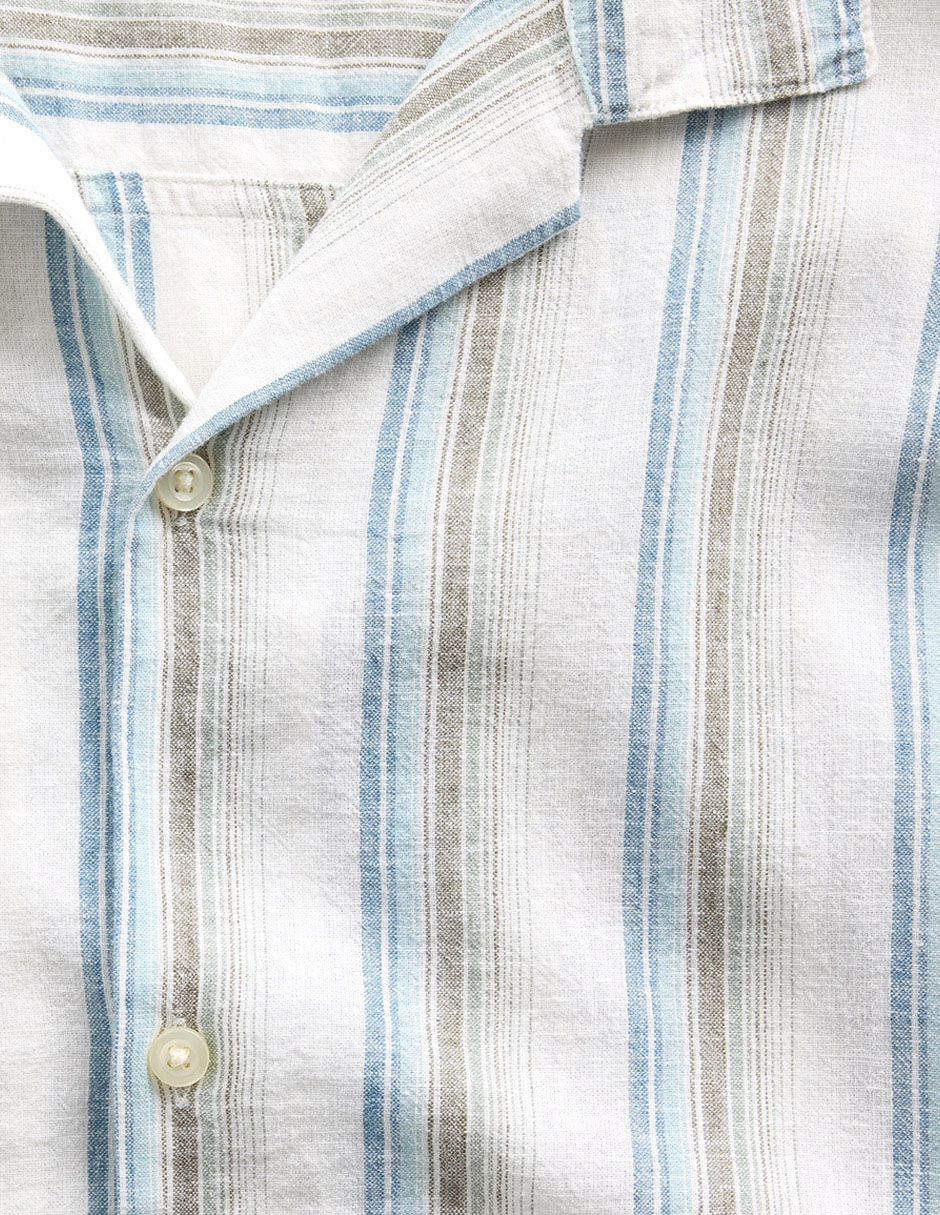 Camisa casual manga corta para hombre