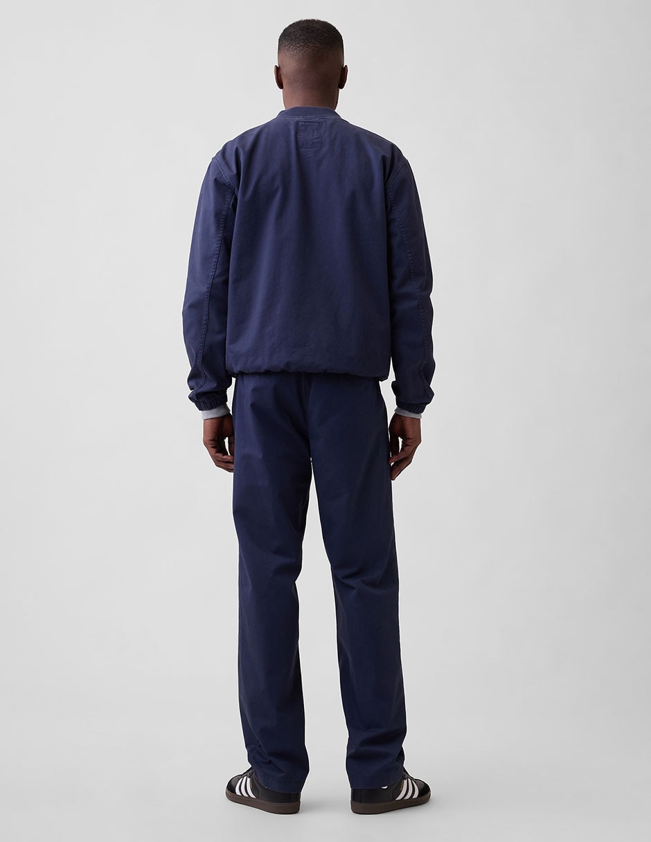 Pantalón casual chino straight de algodón para hombre 2