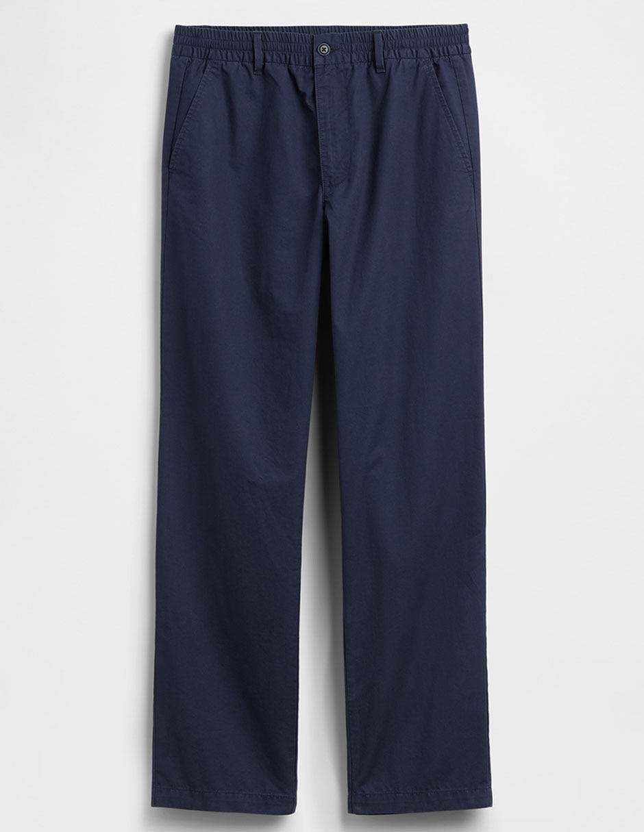 Pantalón casual chino straight de algodón para hombre 6